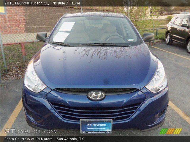 2011 Hyundai Tucson GL in Iris Blue