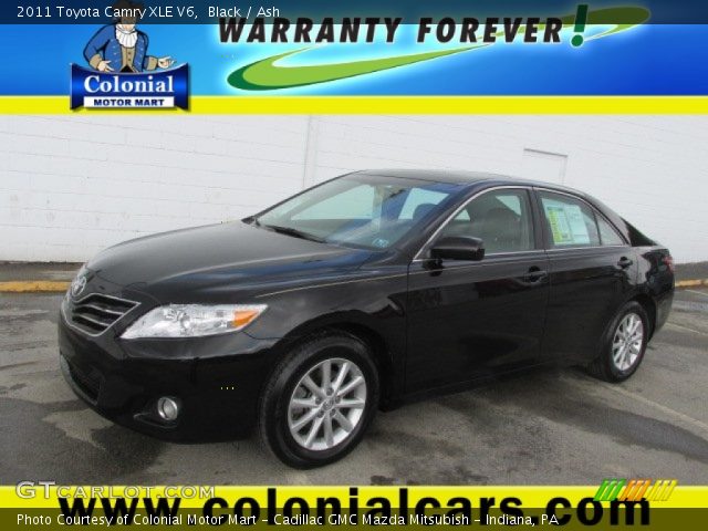 2011 Toyota Camry XLE V6 in Black