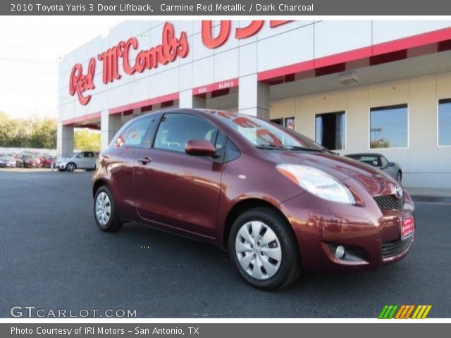 2010 Toyota Yaris 3 Door Liftback in Carmine Red Metallic