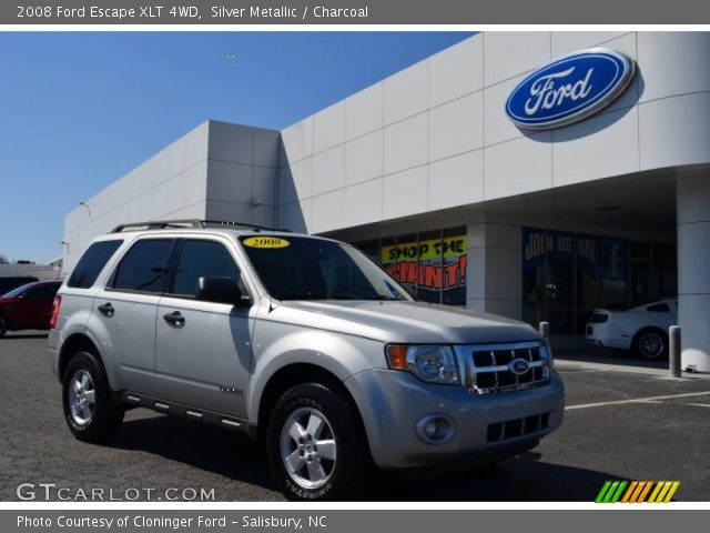 2008 Ford Escape XLT 4WD in Silver Metallic