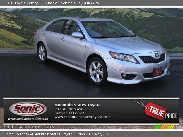 2010 Toyota Camry SE in Classic Silver Metallic