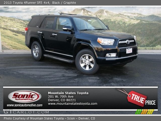 2013 Toyota 4Runner SR5 4x4 in Black