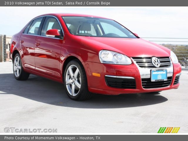 2010 Volkswagen Jetta TDI Sedan in Salsa Red
