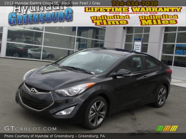 2013 Hyundai Elantra Coupe SE in Black Noir Pearl