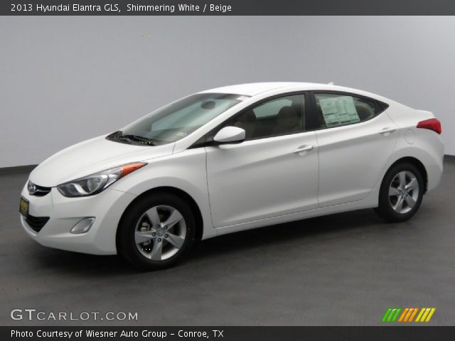 2013 Hyundai Elantra GLS in Shimmering White
