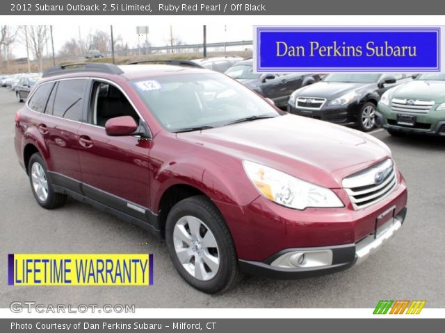 2012 Subaru Outback 2.5i Limited in Ruby Red Pearl