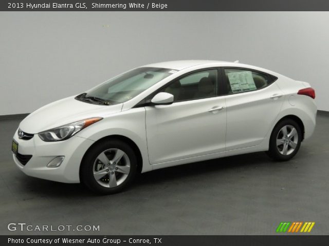 2013 Hyundai Elantra GLS in Shimmering White