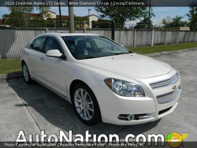 2010 Chevrolet Malibu LTZ Sedan in White Diamond Tricoat