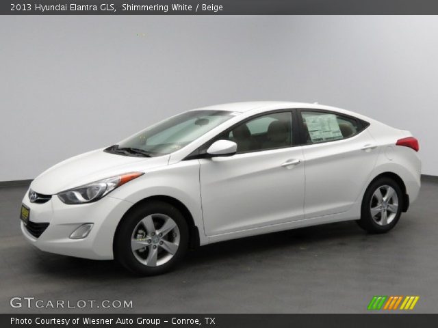 2013 Hyundai Elantra GLS in Shimmering White
