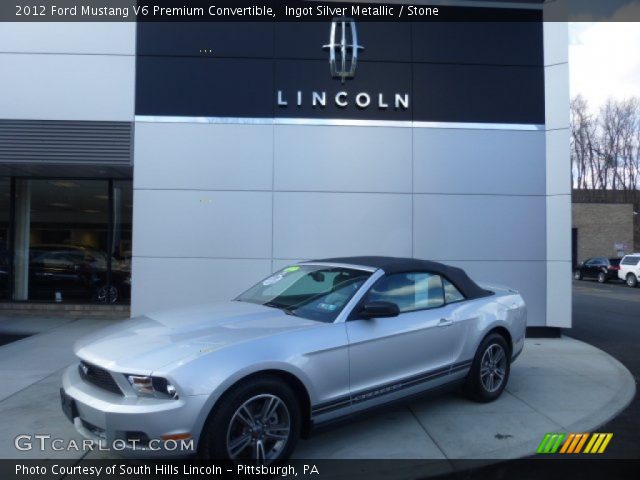 2012 Ford Mustang V6 Premium Convertible in Ingot Silver Metallic