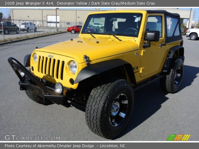 2008 Jeep Wrangler X 4x4 in Detonator Yellow