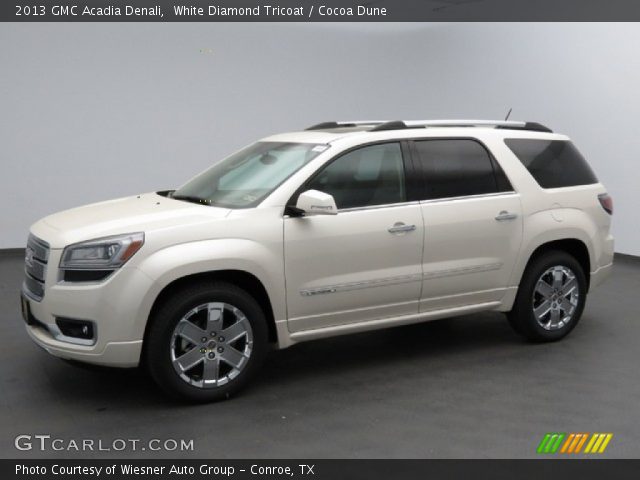 2013 GMC Acadia Denali in White Diamond Tricoat