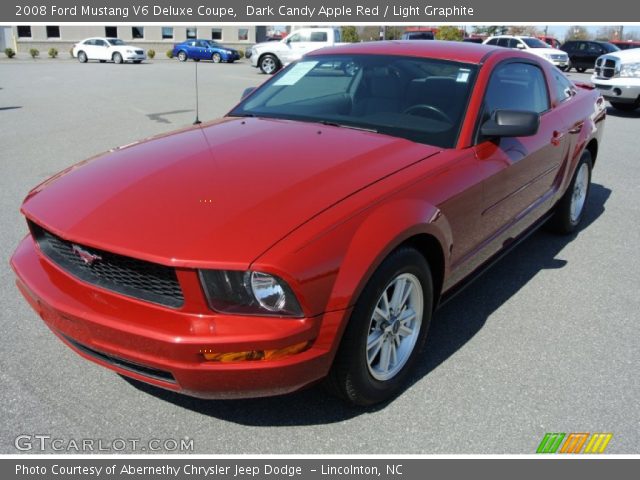 2008 Ford Mustang V6 Deluxe Coupe in Dark Candy Apple Red