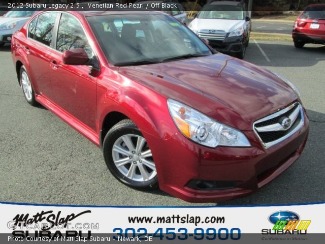 2012 Subaru Legacy 2.5i in Venetian Red Pearl