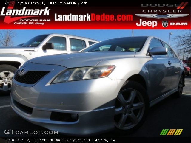 2007 Toyota Camry LE in Titanium Metallic