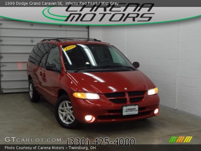 1999 Dodge Grand Caravan SE in Inferno Red Pearl