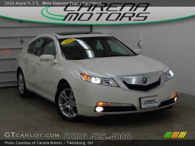 2010 Acura TL 3.5 in White Diamond Pearl