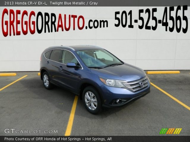 2013 Honda CR-V EX-L in Twilight Blue Metallic