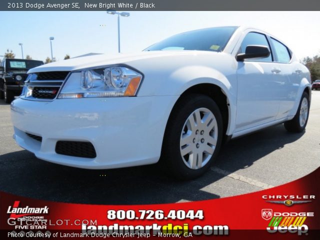 2013 Dodge Avenger SE in New Bright White