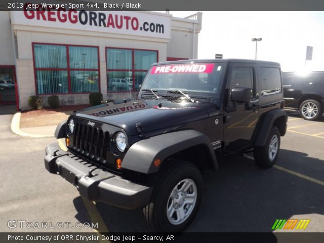 2013 Jeep Wrangler Sport 4x4 in Black