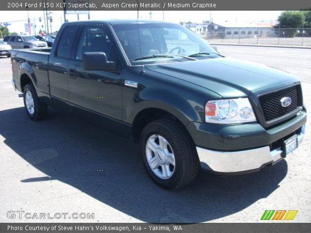 2004 Ford F150 XLT SuperCab in Aspen Green Metallic