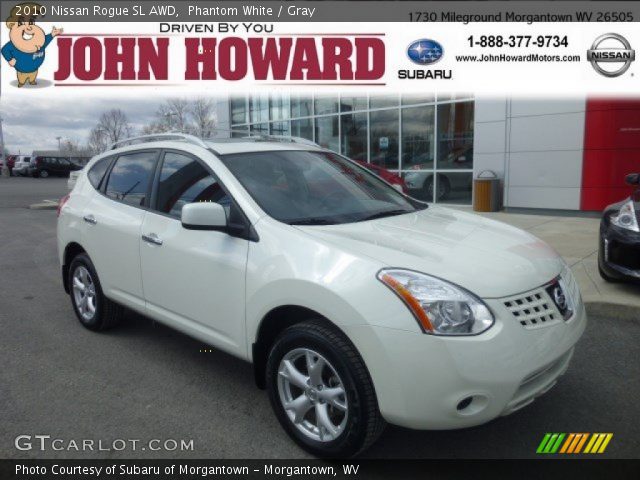 2010 Nissan Rogue SL AWD in Phantom White