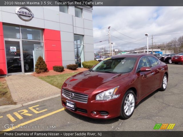 2010 Nissan Maxima 3.5 SV in Tuscan Sun Red