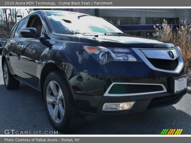 2010 Acura MDX Technology in Crystal Black Pearl