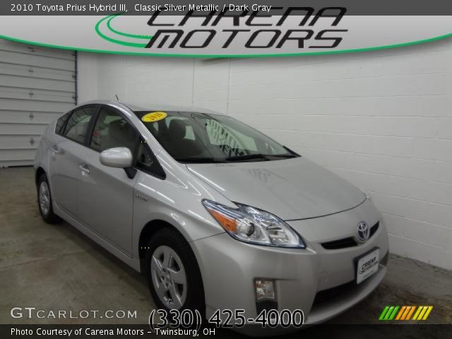2010 Toyota Prius Hybrid III in Classic Silver Metallic