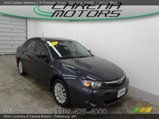 2010 Subaru Impreza 2.5i Premium Sedan in Dark Gray Metallic
