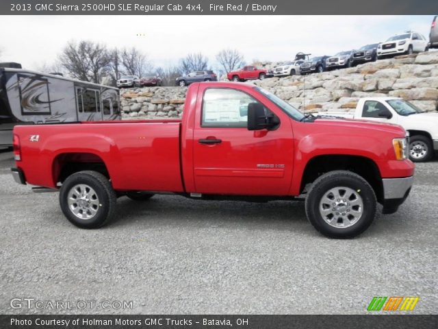 2013 GMC Sierra 2500HD SLE Regular Cab 4x4 in Fire Red