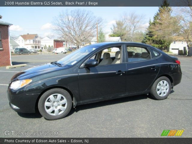 2008 Hyundai Elantra GLS Sedan in Black Pearl