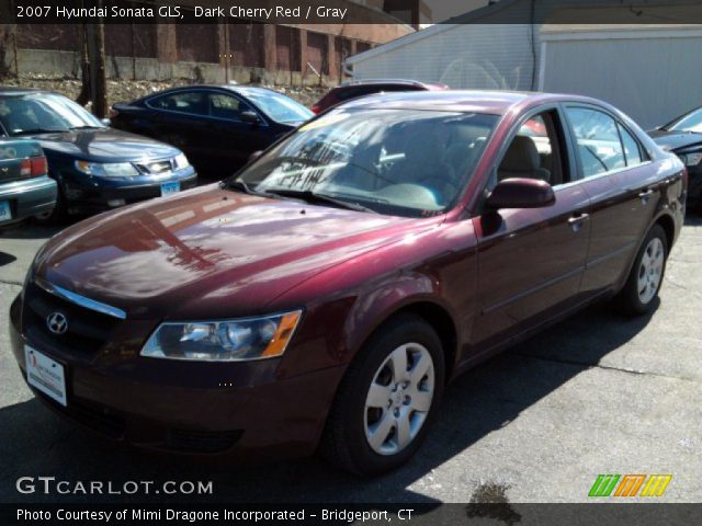 2007 Hyundai Sonata GLS in Dark Cherry Red