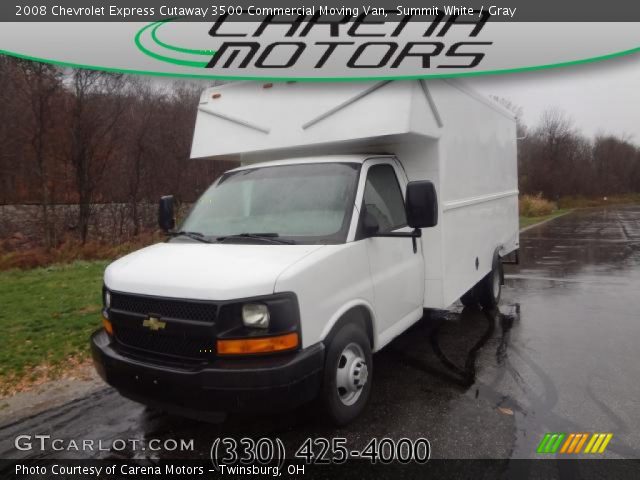 2008 Chevrolet Express Cutaway 3500 Commercial Moving Van in Summit White