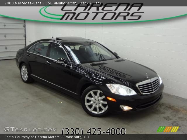 2008 Mercedes-Benz S 550 4Matic Sedan in Black