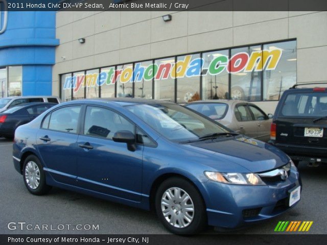 2011 Honda Civic DX-VP Sedan in Atomic Blue Metallic
