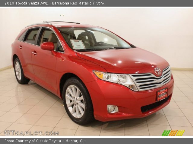 2010 Toyota Venza AWD in Barcelona Red Metallic