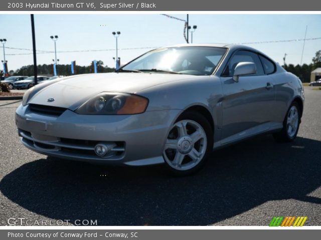 2003 Hyundai Tiburon GT V6 in Super Silver