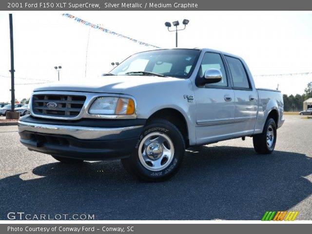 2001 Ford F150 XLT SuperCrew in Silver Metallic