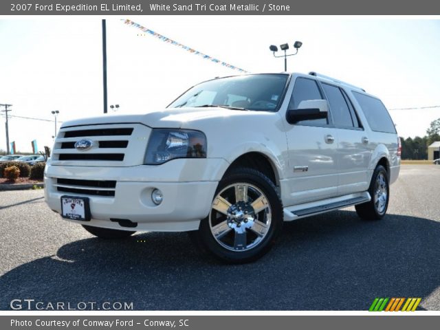 2007 Ford Expedition EL Limited in White Sand Tri Coat Metallic