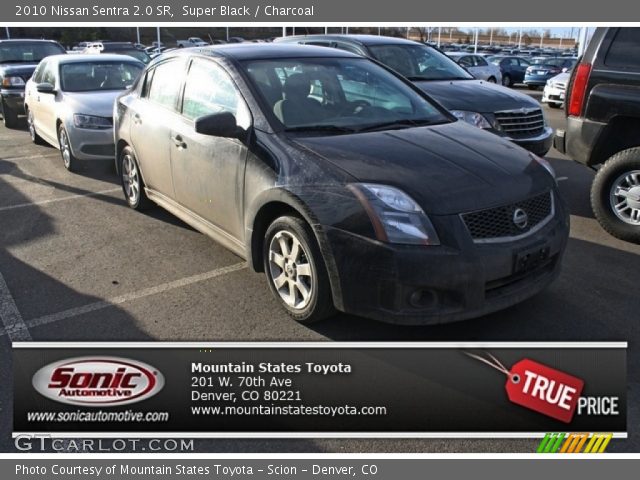 2010 Nissan Sentra 2.0 SR in Super Black
