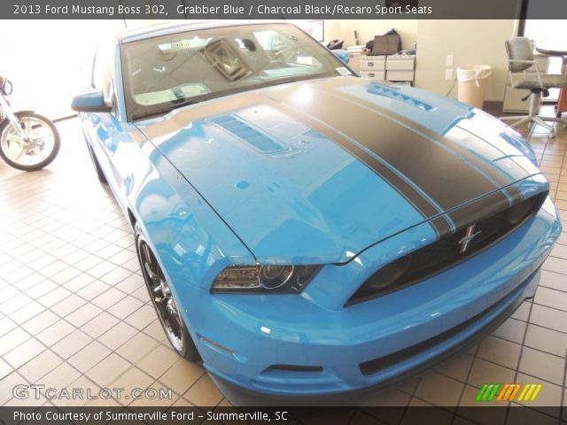 2013 Ford Mustang Boss 302 in Grabber Blue