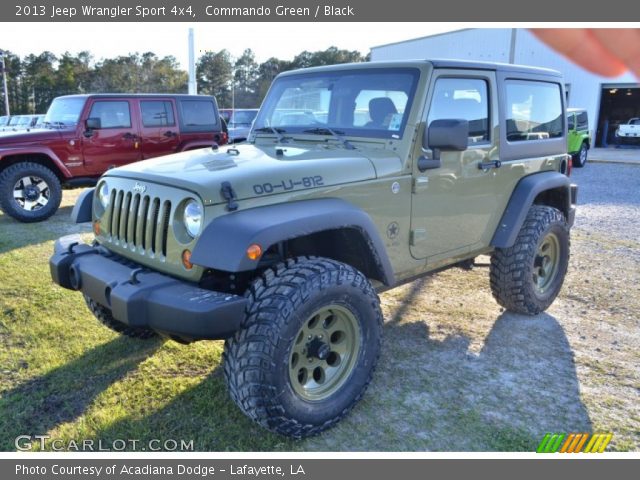 2013 Jeep Wrangler Sport 4x4 in Commando Green