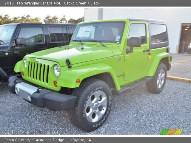 2013 Jeep Wrangler Sahara 4x4 in Gecko Green