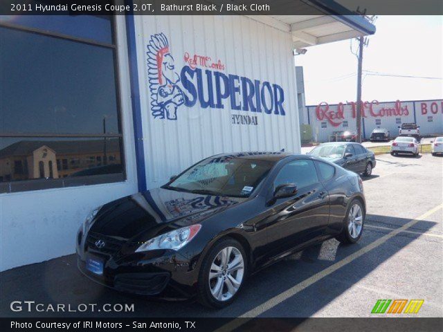 2011 Hyundai Genesis Coupe 2.0T in Bathurst Black
