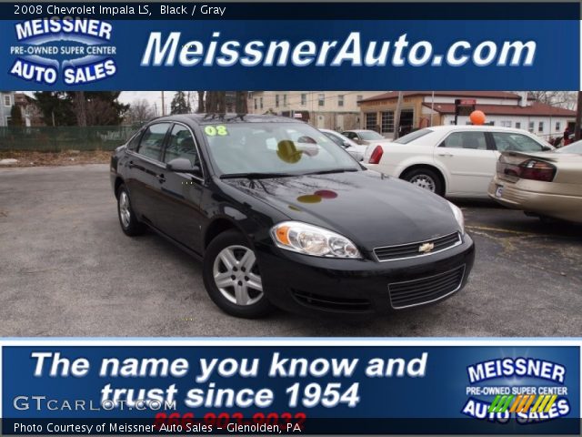 2008 Chevrolet Impala LS in Black