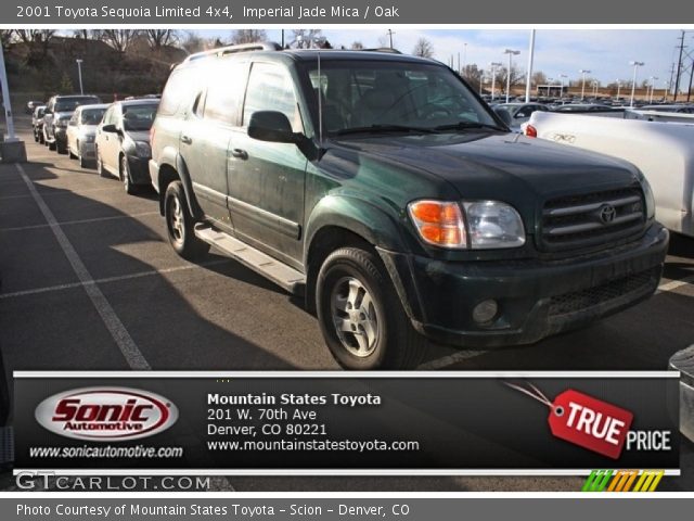 2001 Toyota Sequoia Limited 4x4 in Imperial Jade Mica