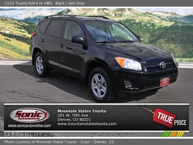 2010 Toyota RAV4 I4 4WD in Black