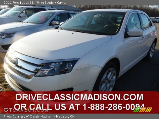 2011 Ford Fusion SE in White Suede