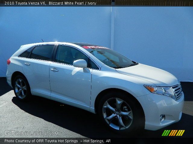2010 Toyota Venza V6 in Blizzard White Pearl